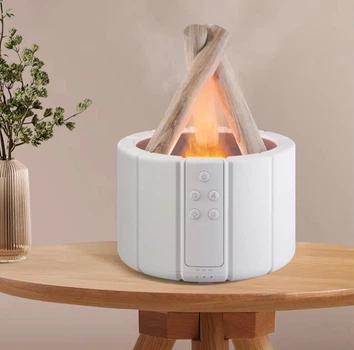 Увлажнитель воздуха с имитацией пламени костра Диффузор для дома Flame Light с подсветкой LY-651 52914/10