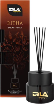 Dyfuzor z pałeczkami zapachowymi Erla Home Ritha SMOKEY ASHER 100 ml (5906534019974)