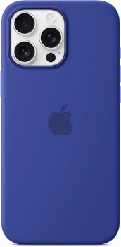 Чохол iPhone 16 Silicone Case with MagSafe ultramarine