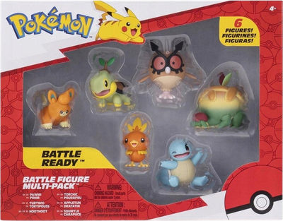 Zestaw figurek Jazwares Pokemon Battle Figure 6 szt (0191726756125)