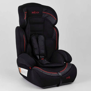 Автокрісло JOY 497 бустер група 1 2 3. Black and red (86405)