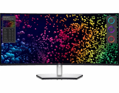 Монітор DELL 40 U4025QW HDMI, DP, USB-C, Thunderbolt, MM, RJ-45, IPS Black, 5120x2160, 21:9, 120Hz, DCI-P3 99%, CURVED, HAS (210-BMDV)