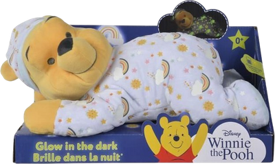 Плюшева іграшка Disney Winnie the Pooh Glow in the Dark з комбінезоном (5400868011807)