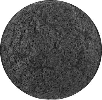 Мініспонж конжаковий 55 х 25 мм, напівсфера, чорний - Cosmo Shop Konjac Sponge Bamboo Charcoal Craft Box (1226051-27065440)