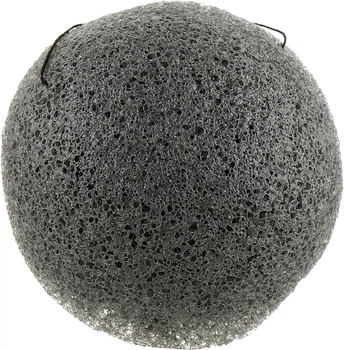 Спонж для вмивання конжаковий міні, чорний - Cosmo Shop Konjac Sponge Mini Craft Box (992820-27236392)