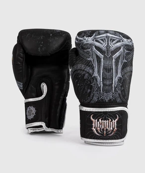 Боксерские перчатки Venum Gladiator 5.0 Boxing Gloves Black Silver (VENUM-05314-109-14OZ)