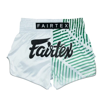 Тайские шорты Fairtex BS1923 Racer White (BS1923-XL)