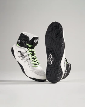 Борцовки Rudis KS Infinity Adult Wrestling Shoes Yang White Lime (KSC-0037-YWL-09-42)