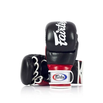 Перчатки для ММА Fairtex FGV18 Super Sparring Gloves Black Red (FGV18BKRD-M)