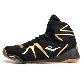Боксерки Everlast Pivt Low Top Boxing Shoes Black/Gold (P00001076BL-40)