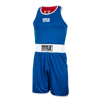 Боксерский сет TITLE Boxing Aerovent Elite Amateur Boxing Set 1 v. 2.0 Red Blue (RTABS8-RD/BL-XXL)