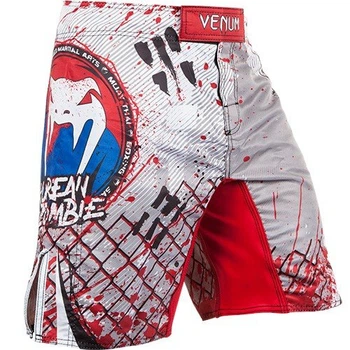 Шорты Venum Korean Zombie UFC 163 Fightshorts - White (U-VENUM-0998-M)