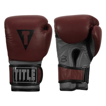 Боксерские перчатки Title Boxing Gallant Bag Gloves Maroon Black (GLTBG-MR/BK-L)