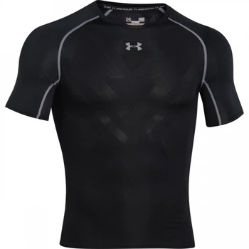 Компрессионная футболка Under Armour HeatGear ArmourVent Compression T-Shirt Black (1253739-001-L)