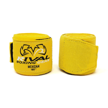 Боксерские бинты Rival Mexican Handwraps Yellow (RHWM-YE-120-300 см.)