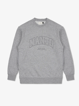 Свитшот MANTO Crewneck Varsity Gray (MNC005_GRY_6XXL)