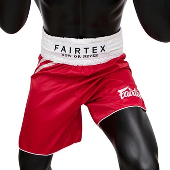 Боксерские шорты Fairtex BT2008 Boxing Trunks Classic Red (BT2008-CRD-S)