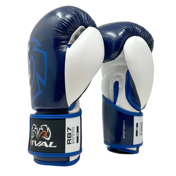 Снарядные перчатки Rival RB7 Fitness Plus Bag Gloves Navy\White (RB7- Navy/White-M)