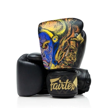 Боксерские перчатки Fairtex BGV Premium Limited Edition Yamantaka Wooden Box (BGV-YMNTK-WB-12oz)