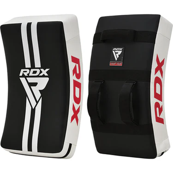 Макивара RDX T1 Curved Kick Shield with Nylon Handles White\Black (KSR-T1W)