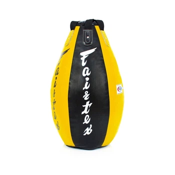 Груша-крапля Fairtex HB15 Super Tear Drop Heavy Bag Unfilled Black Yellow (HB15-YE)