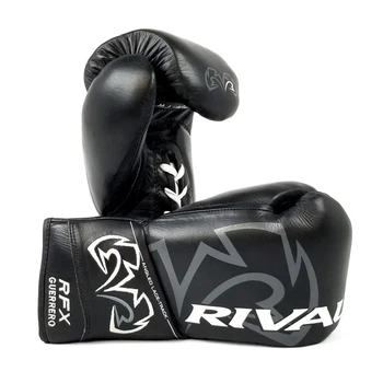Бойові боксерські рукавиці Rival RFX-Guerrero Pro Fight Gloves HDE-F Black (RFX-FG-HDEF-BK-10oz)