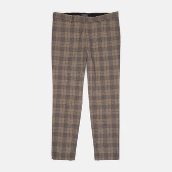 Штаны мужские H&M 1074406_черн.син клет 38 Бежевые (KAY2000001636862)