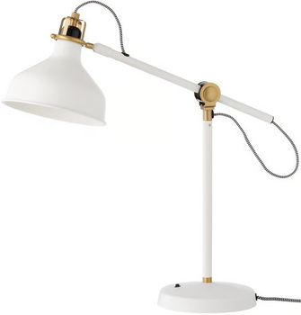 Настільна лампа IKEA RANARP Біла (302.313.15)