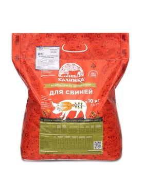 Комбикорм Калинка для поросят, стартер для поросят 10-30 кг 7031, 10 кг