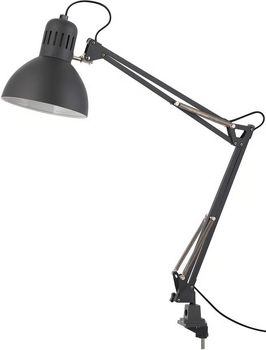 Настільна лампа IKEA TERTIAL Темно-сіра (503.553.95)