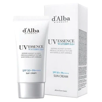 Зволожувальний сонцезахисний крем для обличчя D'Alba Waterfull Essence Sun Cream SPF 50+ 50ml