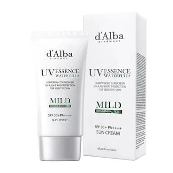 Солнцезащитный крем d'Alba Waterfull Mild Sunscreen SPF 50+PA+++для чувствительной кожи 50 мл