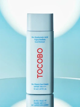 Солнцезащитный увлажняющий крем-молочко для лица TOCOBO — Bio Watery Sun Cream — SPF50 PA++++ 50 мл
