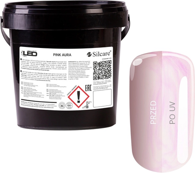 Гель для нарощування нігтів Silcare High Light LED Aura Pink 1 кг (5902560567113)