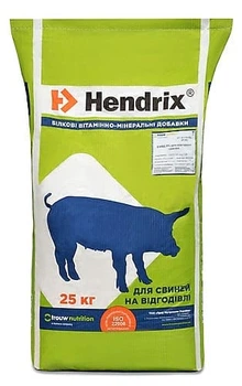 Хендрикс гровер финиш 30-110 трау, Hendrix БМВД премикс для откорма свиней 5% 8126 Trouw Nutrition, 25 кг