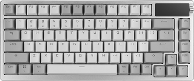 Klawiatura bezprzewodowa ASUS ROG Azoth NX Red PBT USB/Wireless White (90MP031A-BKUA11)