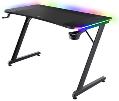 Комп'ютерний стіл Trust GXT710 Luminus Pro RGB Чорний (TR25419)