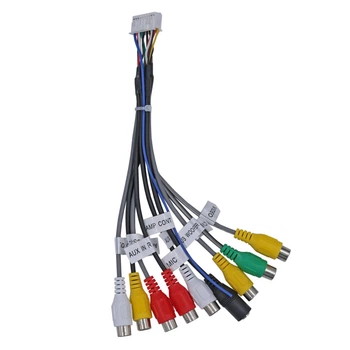 RCA кабель серії QIV QBR-A 0089 під Android магнітолу (RCA 20P-8) (дрот)
