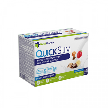 Коктейль Quick Slim «Микс вкусов», 30 саше по 23 г Ливеста (470105)
