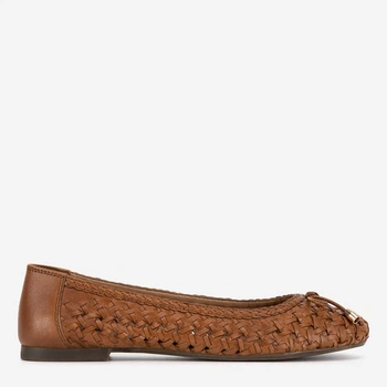 Жіночі балетки шкіряні Lasocki WI45-550-01 5906751005057 39 Коричневі (5906751005101)