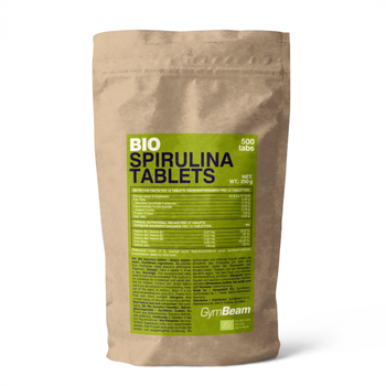 Спіруліна в таблетках GymBeam Bio Spirulina tablets 500tab