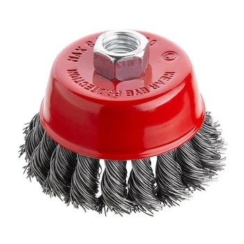 Щітка чашкова 75 мм, для КШМ (пучки крученого дроту) INTERTOOL BT-2075