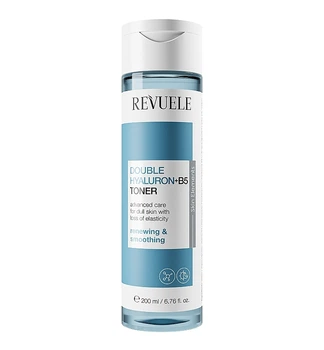 Тонер для обличчя з гіалуроном і вітаміном В5 — Revuele Toner Double Hyaluron + B5 200ml (1290917-2016188573-2)