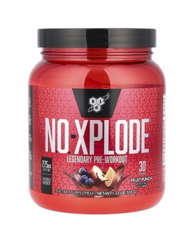 Предтренировочный комплекс BSN N.O.-Xplode 3.0 Pre-Workout Igniter Fruit punch 30 порций 555 г. Фруктовый пунш (544805)