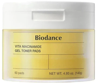 Гелевые тонер-пады для ровного тона - Biodance Vita Niacinamide Gel Toner Pads 60шт (1493032-37735476)