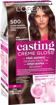 Краска уход для волос L'Oreal Paris Casting Creme Gloss № 500 "Светлый Каштан"