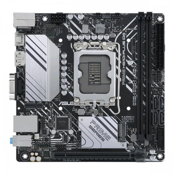 Материнская плата Asus Prime H610I Plus D4 CSM LGA1700 Mini ITX для ПК DDR4 64 ГБ HDMI VGA черная