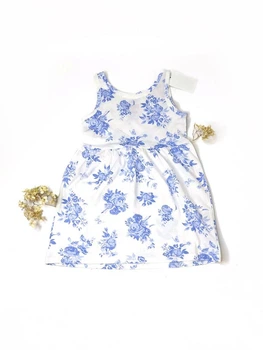 Сарафан H&M 104 см білий з блакитним артикул Л1076