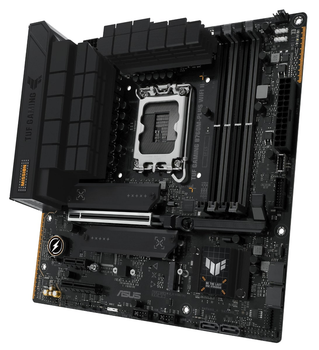 Материнская плата Asus TUF Gaming B760M-Plus WiFi II LGA1700 MicroATX поддержка DDR5 Bluetooth 5.3 Wi-Fi 6 черная