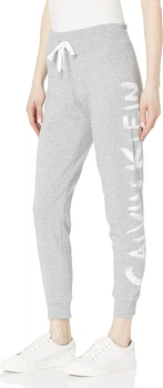 Джогери Calvin Klein Performance Women's Jumbo Brushed Logo Jogger Sweatpants S Сірі (490394)
